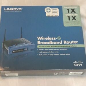 Linksys Wireless- G Broadband Router model no.WRT54G sealed